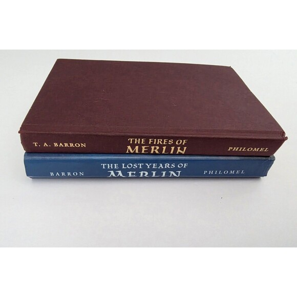 Lost Years Of Merlin And Signed First Impression Fires Of Merlin TA Barron - Picture 3 of 16